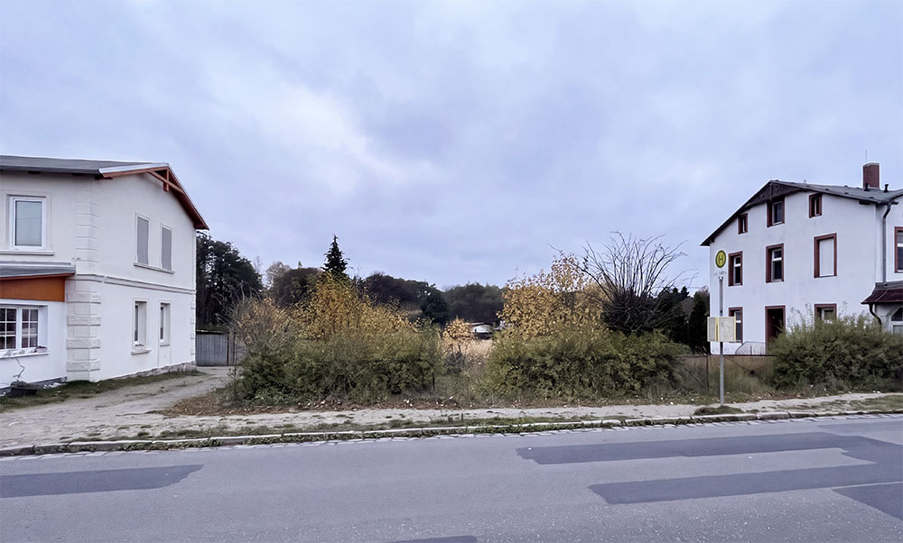 Projekt Neu-Mukran Ansicht Baugrundstück